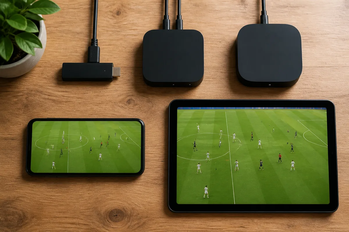 Élő foci közvetítés online beállítása – IPTV lejátszó és sportcsatornák összehasonlítása eszközökön