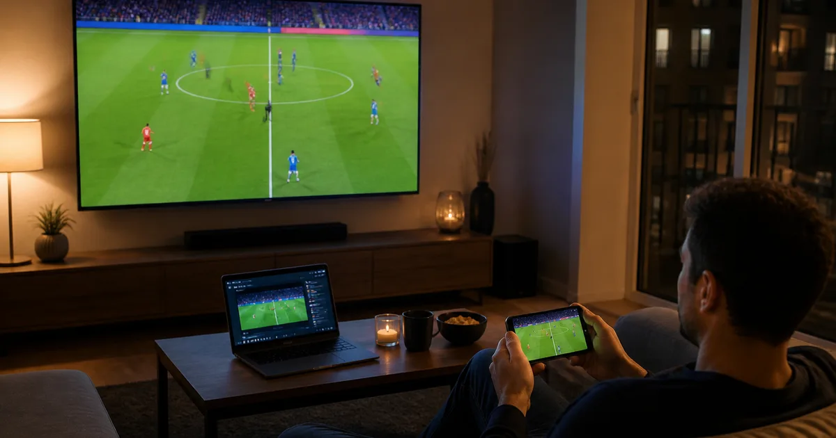 Élő foci közvetítés online – futballmeccs streaming Smart TV-n, telefonon és laptopon 2026-ban