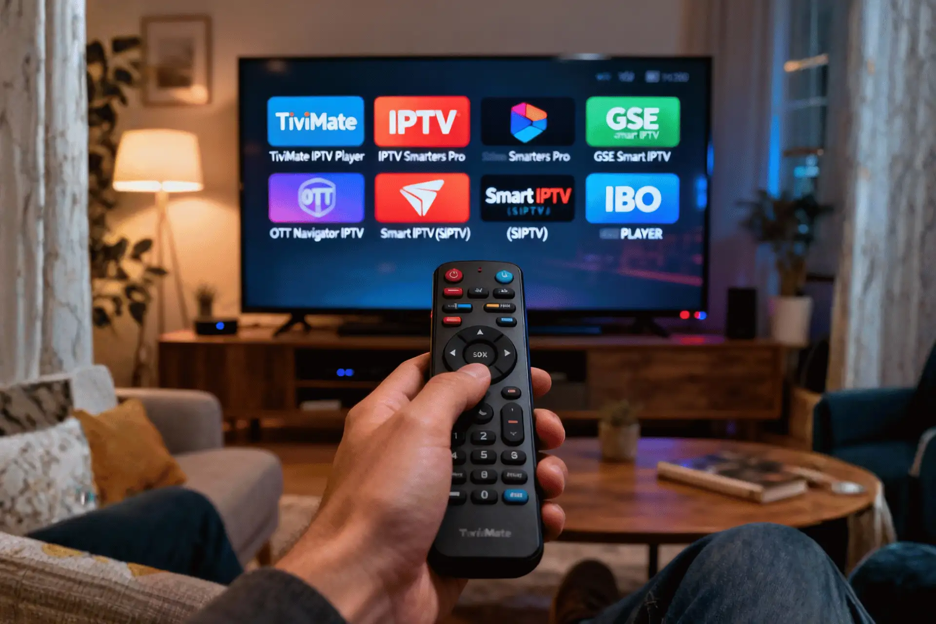 IPTV Telekom – okostelefon és Smart TV egy modern nappaliban