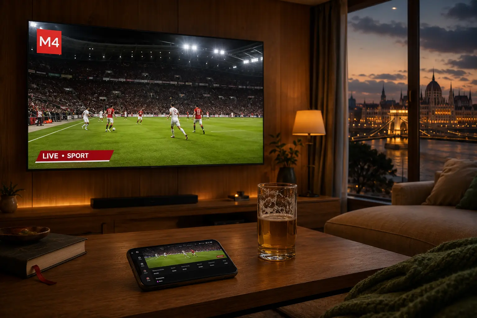 M4 online TV élő adás – M4 Sport streaming Smart TV-n, telefonon és laptopon 2026-ban